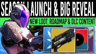 Destiny 2 HUGE CONTENT LAUNCH Season ROADMAP Showcase New Exotics Raid Reprise amp Vendor Updates [upl. by Enirak629]