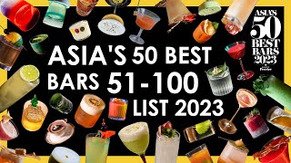 Asia’s 50 Best Bars 2023  51100 Extended List Reveal [upl. by Beata]