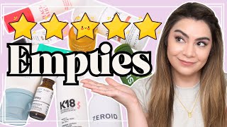 5 Star Skincare Empties ⭐⭐⭐⭐⭐ [upl. by Yanahc]