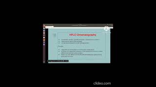 Principle of HPLC in telugu [upl. by Werdna169]