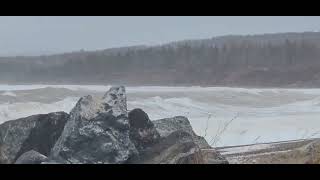 November Gale Arisaig Lighthouse Nova Scotia 2024 [upl. by Calore]