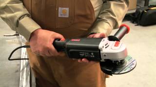 SpinRite Reversible Angle Grinder Demo Safest angle grinder on the market [upl. by Aydni]