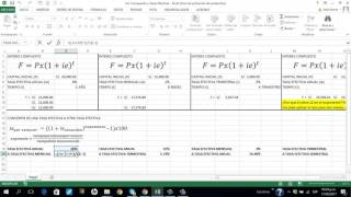 Interés Compuesto y Conversión de tasas efectivas [upl. by Eerol]