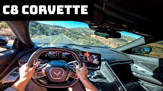 2023 Chevrolet C8 Corvette Z51 Performance Package  POV Drive [upl. by Ened29]