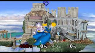 Super Smash Bros Melee Akaneia Build v09  UltraGanon Ready Sonic Destroyed by UltraGanon [upl. by Irehc]