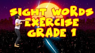 Sight Words Exercises  DOLCH Preprimer sight word Exercise grade 1 [upl. by Sileray]