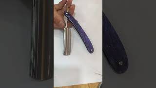 Using a whetstone to sharpen a razor can easily cut hair [upl. by Analla346]