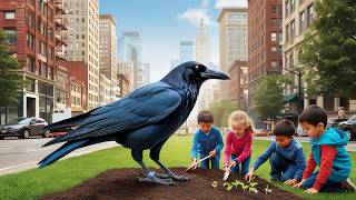 Clever Crow and Magic Seed English Story For KidsLearnFunAdventurecartoonsAnimationChildren [upl. by Deane]