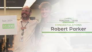 Announcing the 202425 Regional Teacher of the Year Robert Parker [upl. by Semadar]