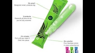 U By Kotex Click TamponAbsorbency Test [upl. by Buckels]