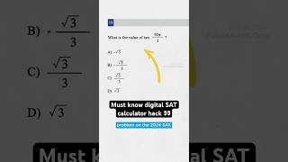 Must know Digital SAT Calculator hack desmos satprep digitalsat [upl. by Enram]