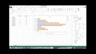 Diagrama Gantt in excel [upl. by Atinahc]