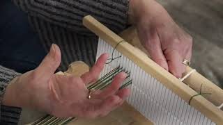 Weaving With a Doubled Up Warp on a Rigid Heddle Loom [upl. by Otnas536]