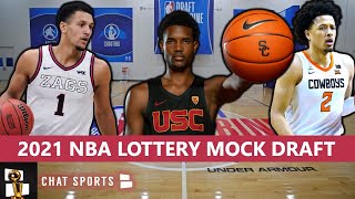 2021 NBA Mock Draft First Round Lottery Pick Projections Featuring Jalen Suggs amp Cade Cunningham [upl. by Feld824]