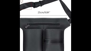 NEW Hair Scissor Bag Clips Comb Case Hairdressing Barber Holster Bags Holder Tool Salon Waist Pac [upl. by Arriet]