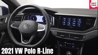 New 2021 VW Polo R Line Interior Volkswagen [upl. by Nilecoj]