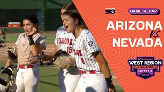 Game Highlights Arizona vs Nevada  Little League Softball West Region Tournament [upl. by Innavoij188]