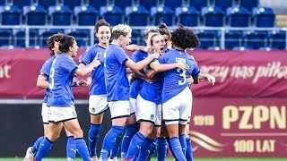 Highlights PoloniaItalia 11  Femminile 5 aprile 2019 [upl. by Burgwell23]