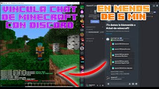 VINCULAR CHAT DE MINECRAFT CON DISCORD  DISCORD SRV PLUGIN [upl. by Jamaal]