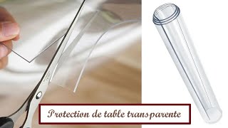 Comment couper une nappe plastique transparente [upl. by Leafar]