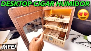 Review  XIFEI Cigar Humidor Cabinet [upl. by Wareing]