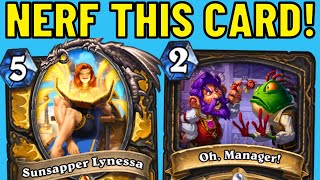 Sunsapper Lynessa is SO BROKEN Double Spell Paladin OTK [upl. by Iiette]