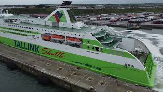 Irish Ferries  Oscar Wilde 140523 Rosslare Berthing trials [upl. by Faxun]