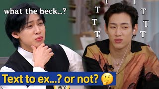 BamBam reacts to his reaction of quotTransit Love 2quot the Korean dating show [upl. by Inkster]