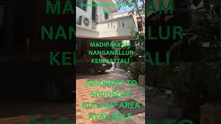 Independent house for sale  Madipakkam  Nanganallur  keelkattalai  Prime Location  low price [upl. by Alaj]