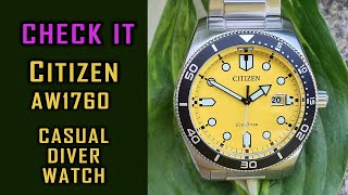 New Citizen AW1760 EcoDrive watch review citizen citizenwatch gedmislaguna [upl. by Kcire]