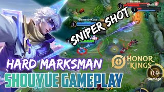 HONOR OF KINGS  SHOUYUE GAMEPLAY SOLO RANK  BEST MARKSMAN AND HARD MARKSMAN WITH INSANE DAMAGE [upl. by Anitsirk]