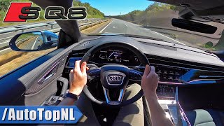 AUDI SQ8 TOP SPEED on AUTOBAHN NO SPEED LIMIT by AutoTopNL [upl. by Lihas]