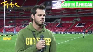 Bok van Blerk Interview at Wembley [upl. by Mcroberts]