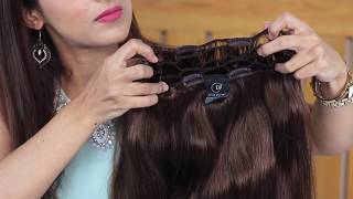 How to Use Hair Extensions  Partial Wig [upl. by Quickel783]