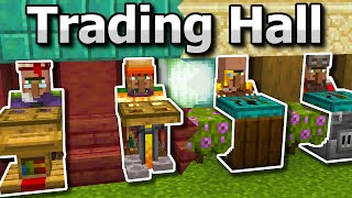 The Ultimate Minecraft 120 Villager Trading Hall Guide [upl. by Day]