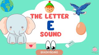 ABC Sound and Phonics  Letters E  E is for ELEPHANT 🐘  ABC Phonics Songs  ABC Sound series [upl. by Notniuqal20]