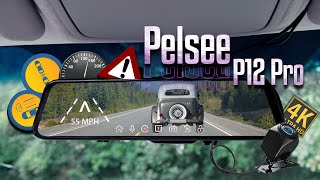 Pelsee P12 Pro 4K Mirror Dash Cam  Affordable Peace Of Mind [upl. by Gerrard115]