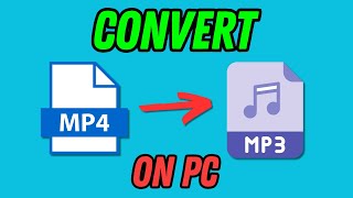 How to Convert MP4 to MP3 in Laptop pc [upl. by Naened892]