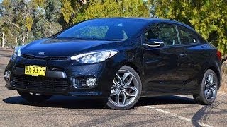 Kia Cerato Koup Turbo auto review [upl. by Enihpad]