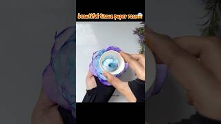 easy tissue paper flower tissue paper rose diy shortvideo shorts craft papercraft [upl. by Ambrosius305]