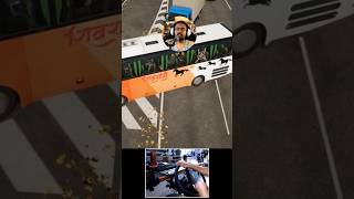 SHIVSHAHI BUS DRIVER DANGEROUS U TURN IN MIDDLE OF THE HIGHWAY 🤣 shorts fernbussimulator [upl. by Healy42]