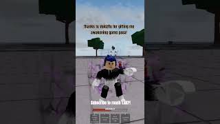 Trying out my gifted awakening game pass roblox shorts tsbg tsb thestrongestbattlegrounds [upl. by Anoved368]