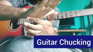 Tutorial 27  Basic guitar chucking  guitar chucking exercise technique  How to play chucking [upl. by Ahseral]