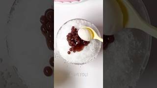 여름엔 팥빙수🍧 장난감 음식 만들기  DIY Bingsu Red bean shaved ice with Magic Jelly Cooking Pot SummerVibes [upl. by Ollehto10]