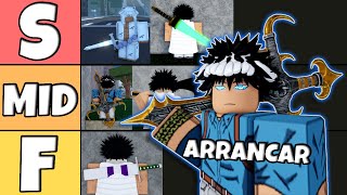 NEW Updated Arrancar Weapon Tier List  Type Soul [upl. by Haymes]