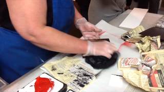 Krista Barrett MultiPlate Etching Printmaking Demo [upl. by Ledda]