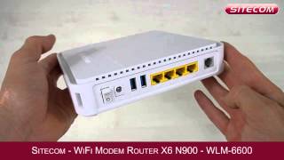 Sitecom WiFi Modem Router X6 N900 WLM 6600 [upl. by Crowell53]