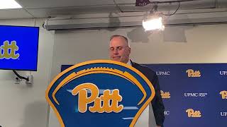 Pitt HC Pat Narduzzi Speaks on Win vs WVU in Backyard Brawl [upl. by Ymmot]