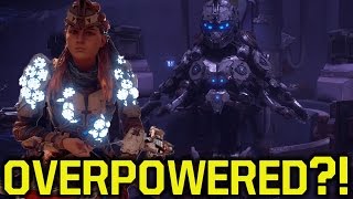 Horizon Zero Dawn BEST ARMOR In The GAME OVERPOWERED Horizon Zero Dawn gameplay PS4 Pro [upl. by Erdnoed]