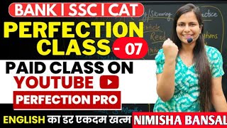 Special Class on Reading comprehension  Class 07  perfection batch by Nimisha Bansal [upl. by Canfield]